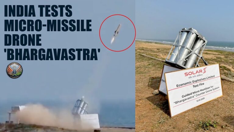 India's Bhargavastra Micro-Missile System