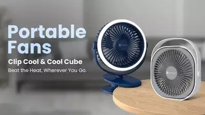 Portronics Launches ClipCool and CoolCube Portable Fans in India