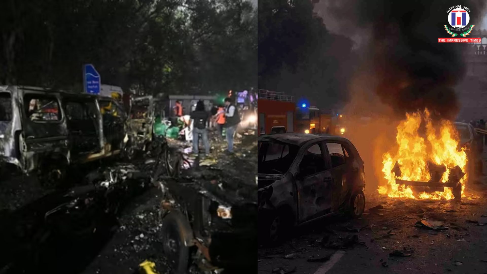 Car Explosion Near Red Fort Metro Station in Delhi